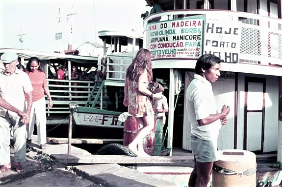 Checking out the boat to Porto Velho